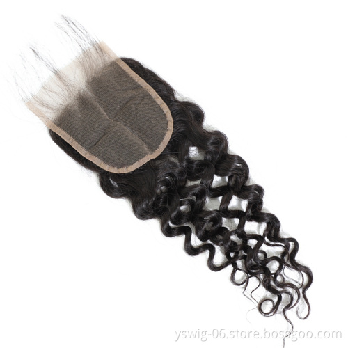 High Quality Cuticle Aligned Water Wave Virgin Hair Bundles with Closure Fast Shipping Human Virgin Hair Bundles